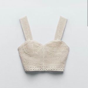 Zara crochet top